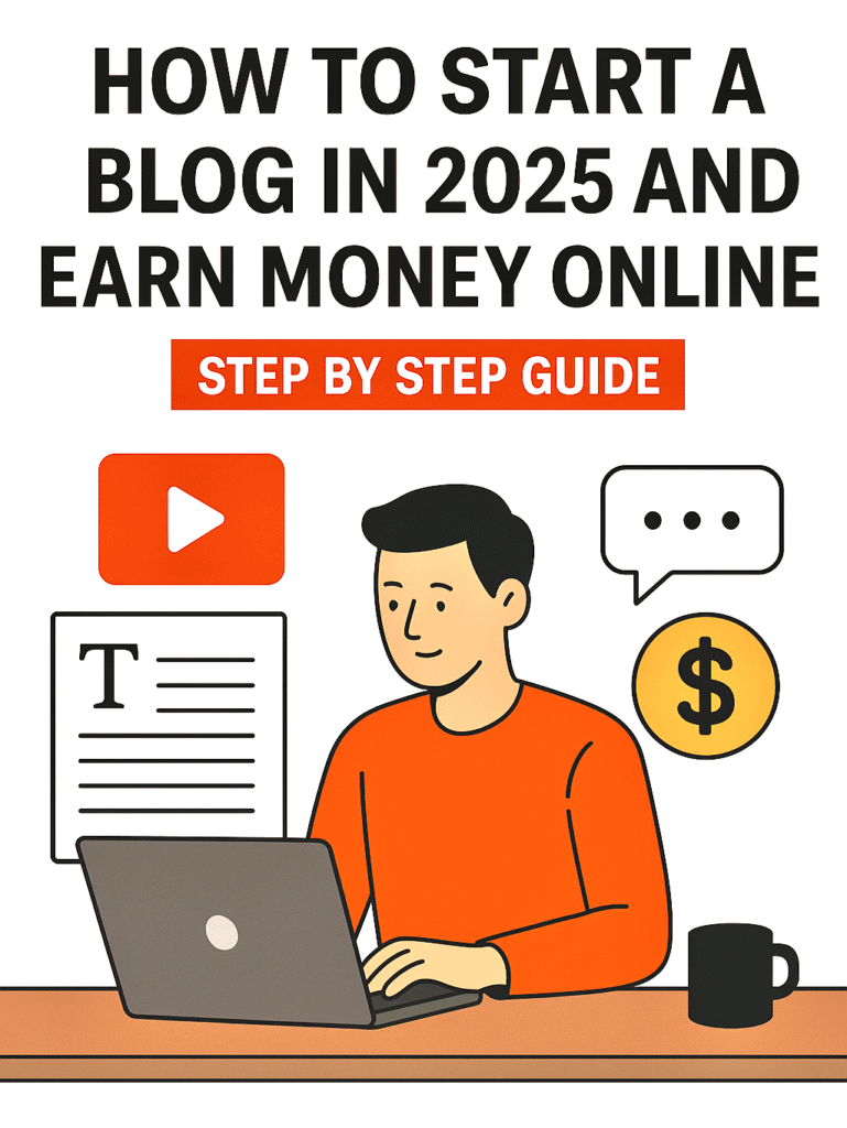 How to Start a Blog in 2025 & Earn Money Online (Detailed Guide)