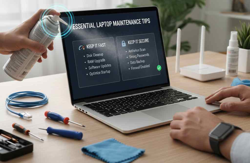 Essential Laptop Maintenance Tips to Keep It Fast and Secure
