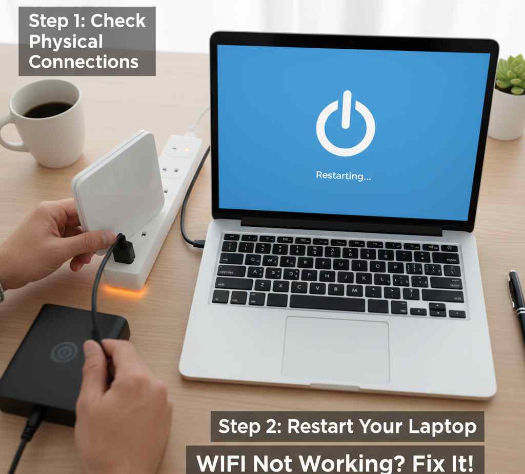 WiFi Not Working on Laptop - Step by Step Solution